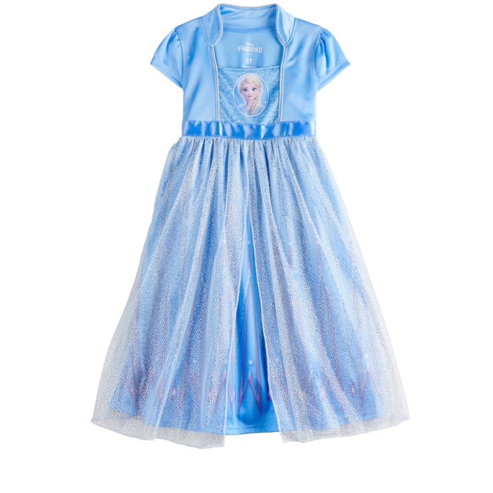 Disney Frozen II Elsa Blue Dress